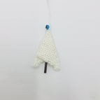 white with blue bell topper