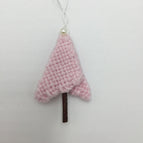 Pink with pearl colored bead topper