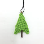 Grinch Green with gold tone bead topper