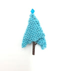 turquoise with a turquoise colored bead topper