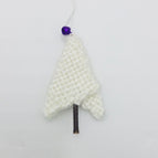 white with purple bell topper