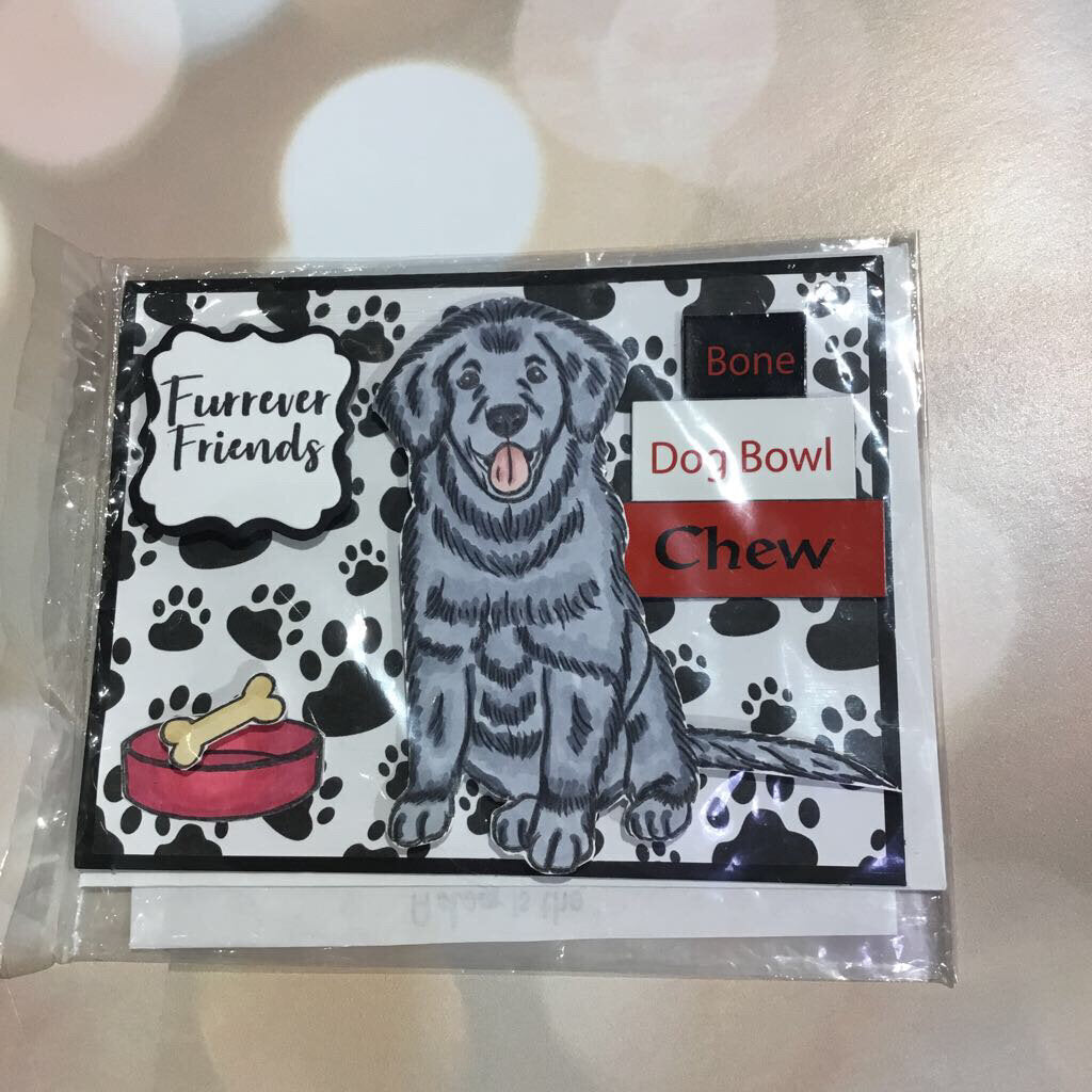 BLACK DOG CARD