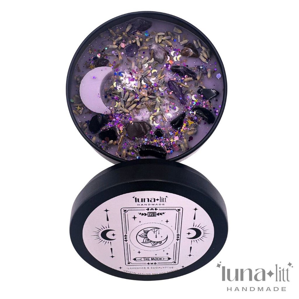 The Moon Tarot Candle Tin