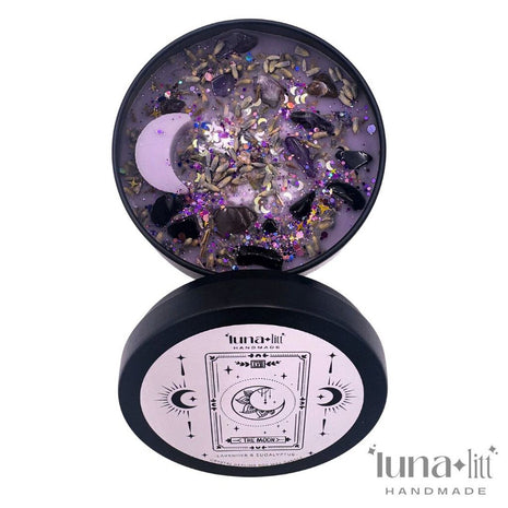 The Moon Tarot Candle Tin
