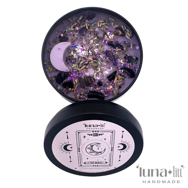 The Moon Tarot Candle Tin