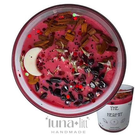 The Hermit Tarot Tumbler Candle