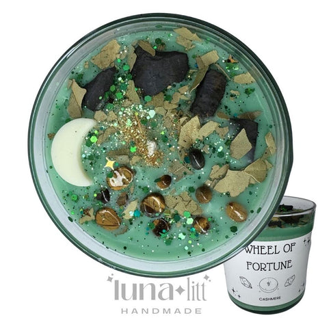 Wheel of Fortune Tarot Tumbler Candle
