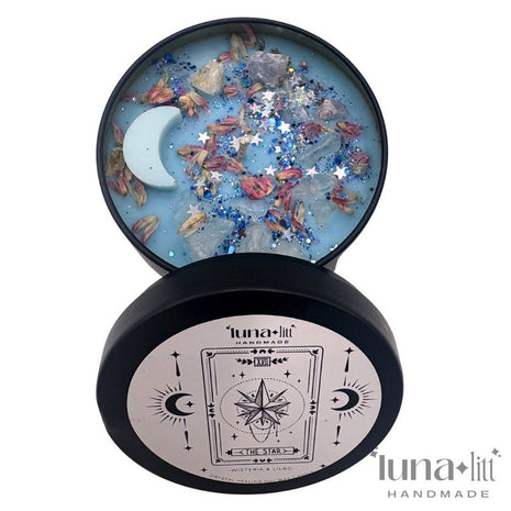 The Star Tarot Candle Tin