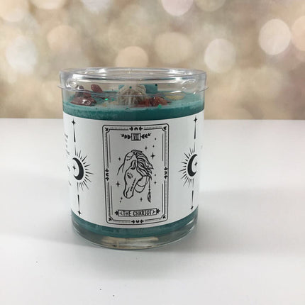The Chariot Tarot Tumbler Candle