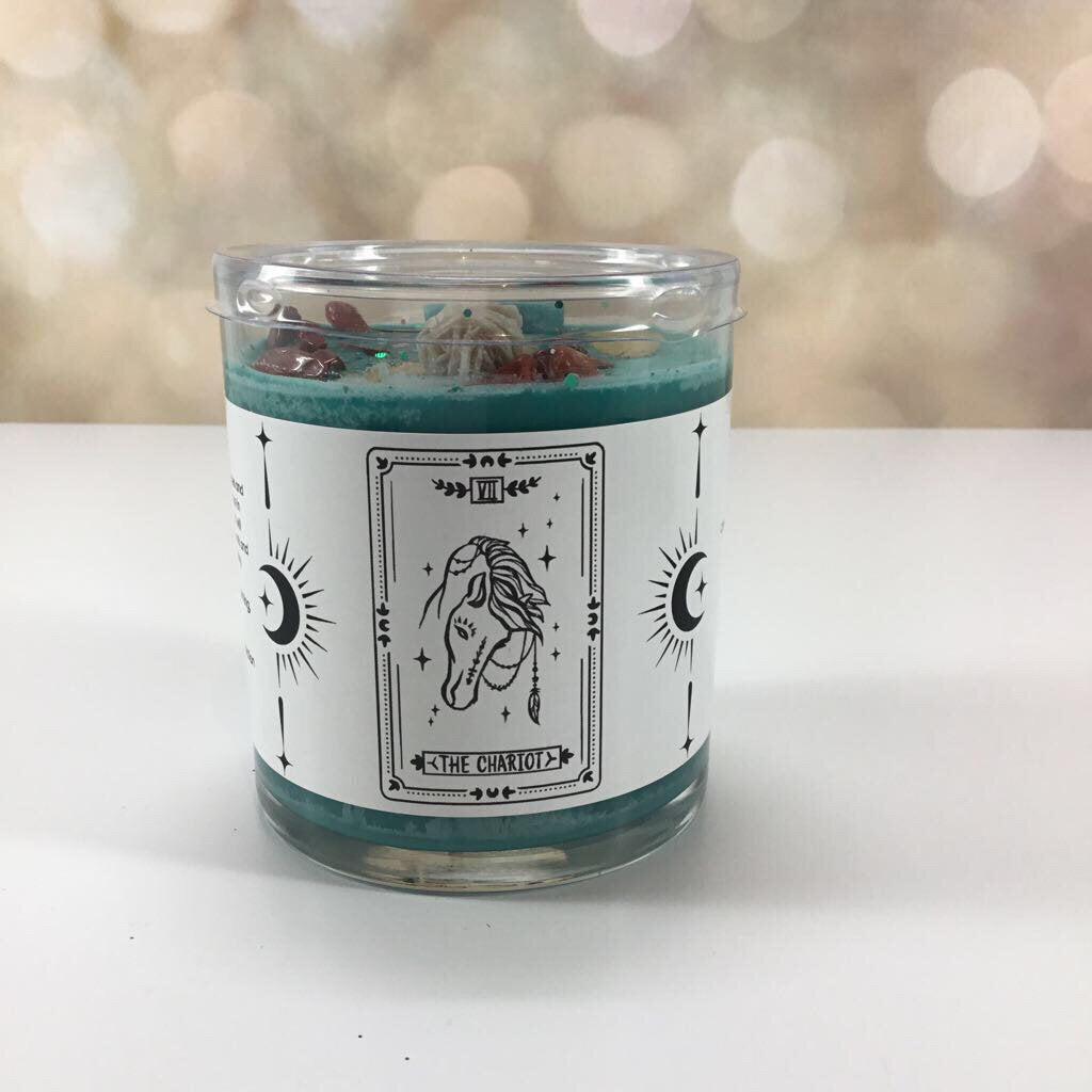The Chariot Tarot Tumbler Candle