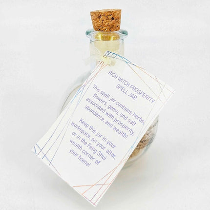Large Spell Jar - Rich Witch Prosperity