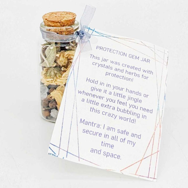 Gem Spell Jar - Protection