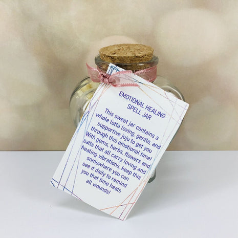 EMOTIONAL HEALING SPELL JAR LARGE ORACLE GEMWORKS