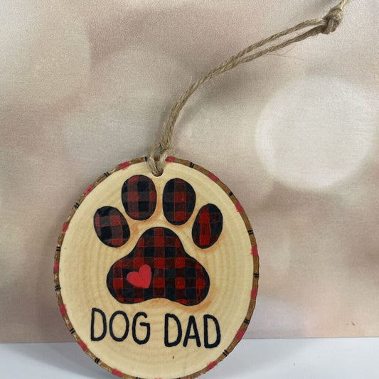 DOG DAD ornament