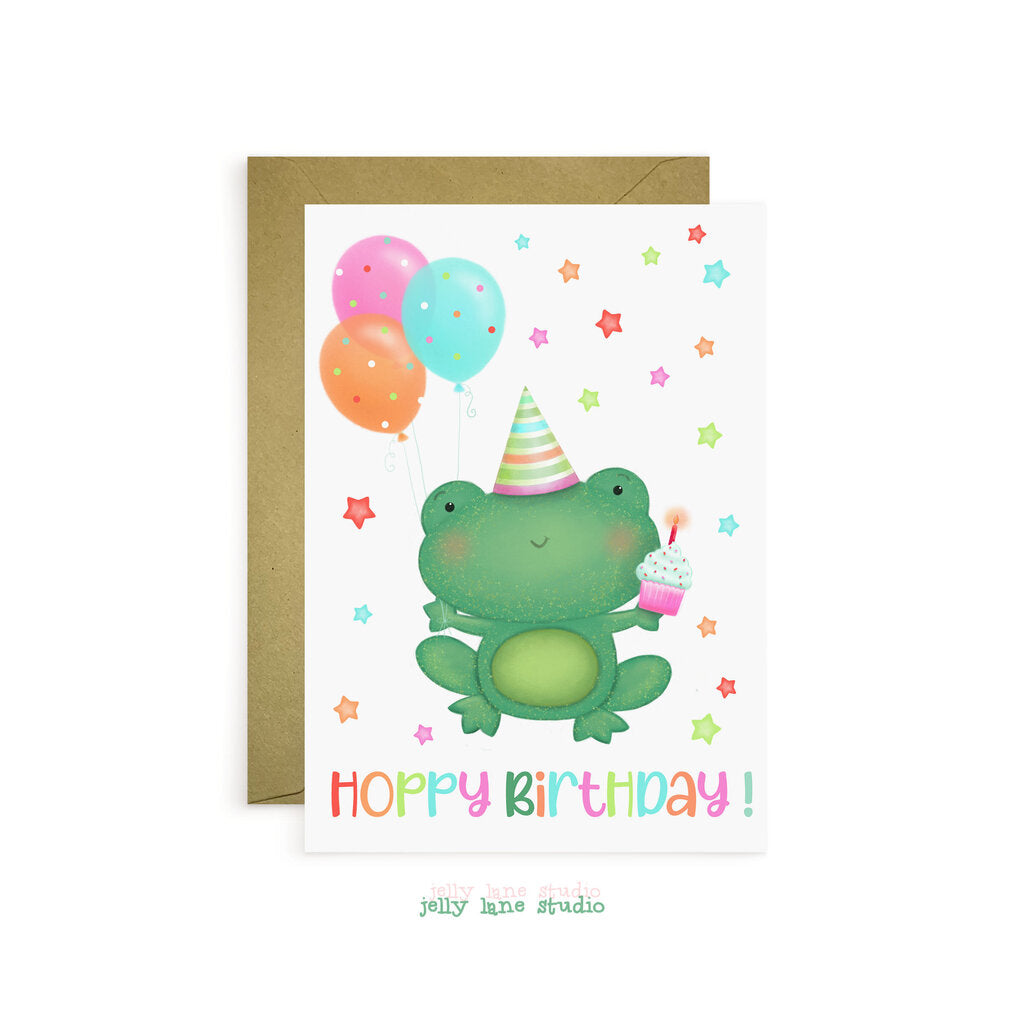 FROGGY BIRTHDAY CARD