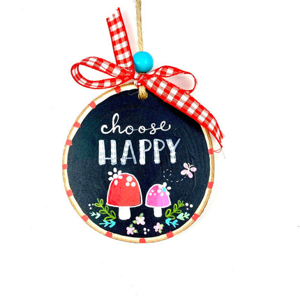 CHOOSE HAPPY ornament