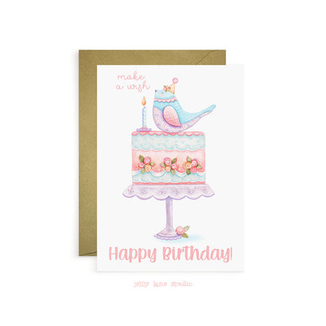 BIRDY CAKE CARD