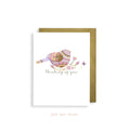PURPLE BIRD NOTECARD