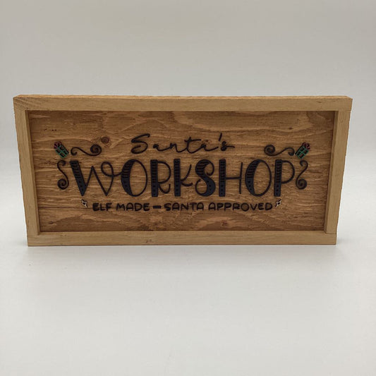 SANTAS WORKSHOP SIGN