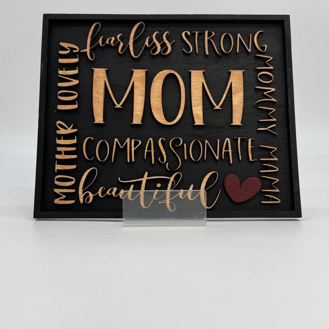MOTHER COLLAGE SIGN