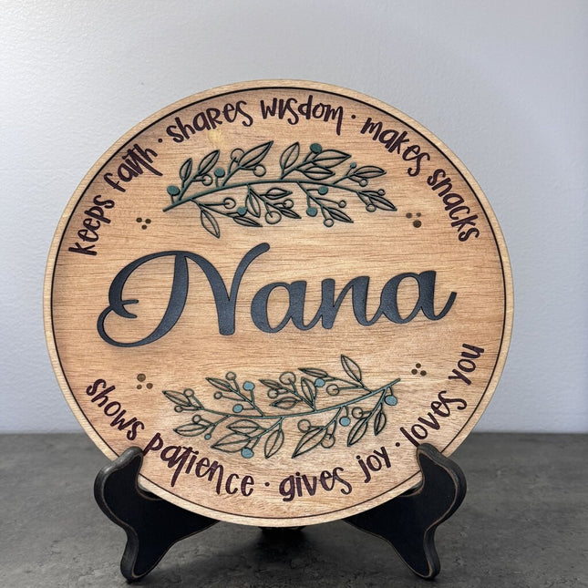 Nana Keeps The Faith Sign