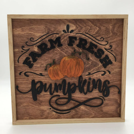 FARM FRESH PUMPKINS SIGN