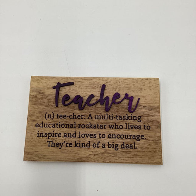 TEACHER DEFINITION SIGN