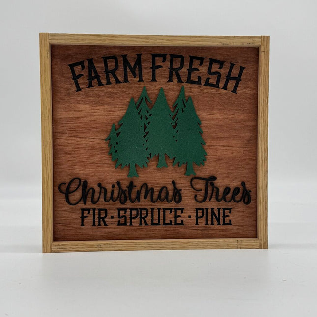 FARM FRESH CHRISTMAS TREES II SIGN