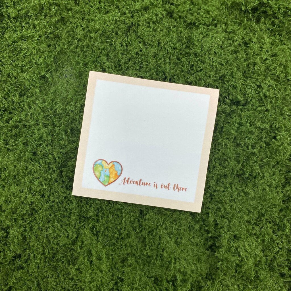 Adventure Is Out There Sticky Note