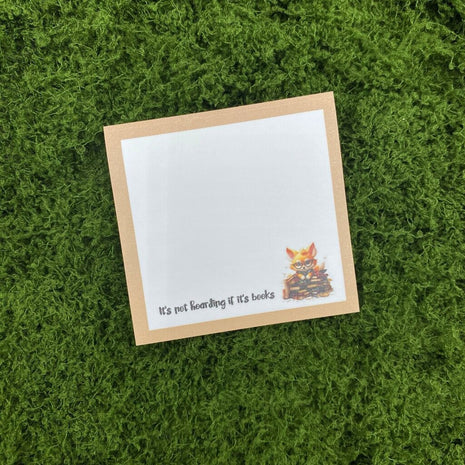 Hoarding Books Sticky Note