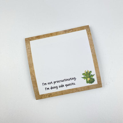 Doing Side Quests Sticky Note