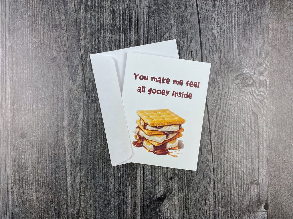 All Gooey Inside Greeting Card