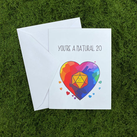 Natural 20 Greeting Card