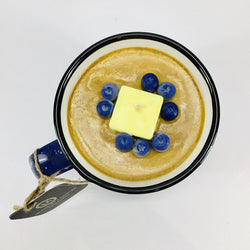 Blueberry Pancakes (Blue Camper Mug) - Mug Candle - 100% Soy Wax - view 3