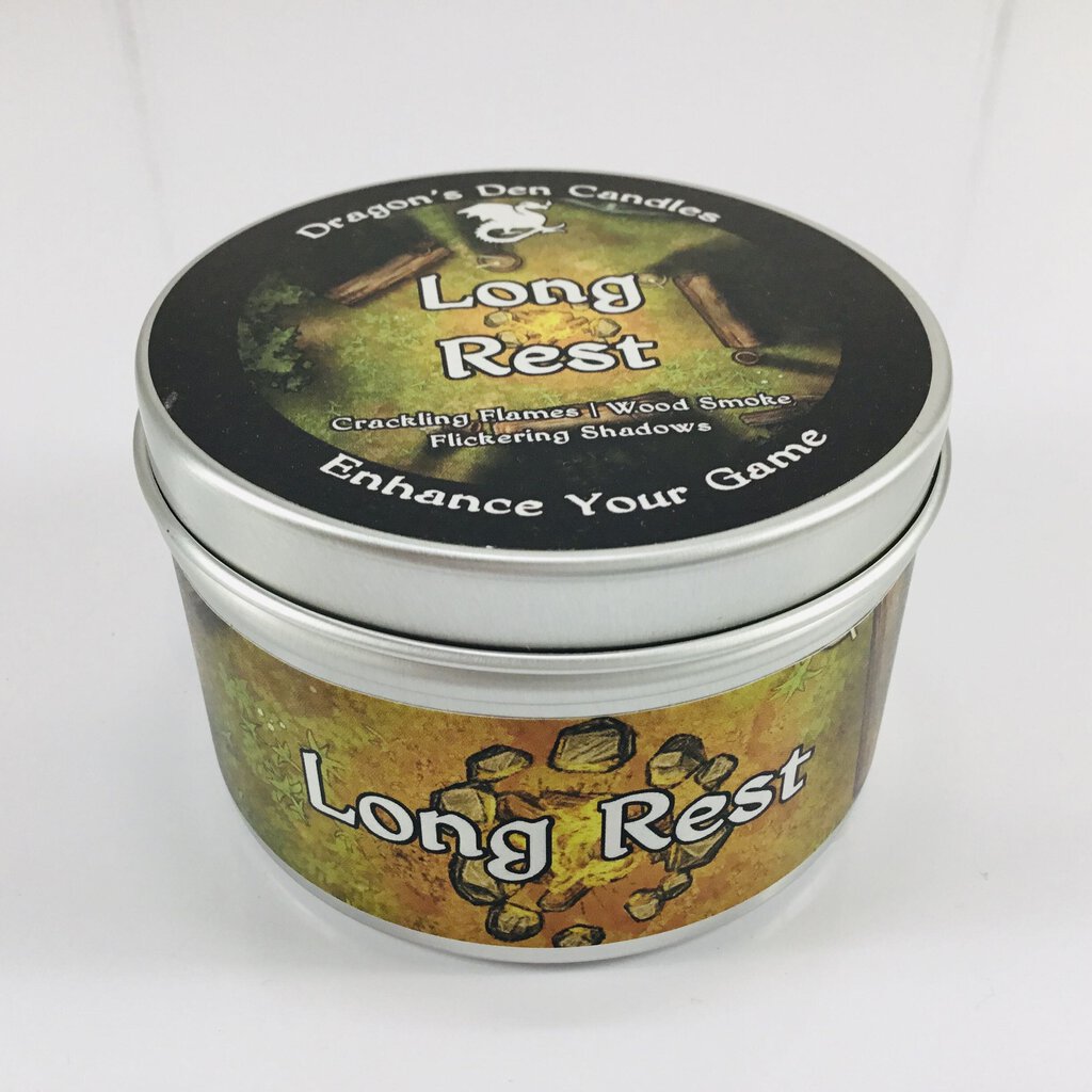 LONG REST - Tin - Dragon's Den Candles