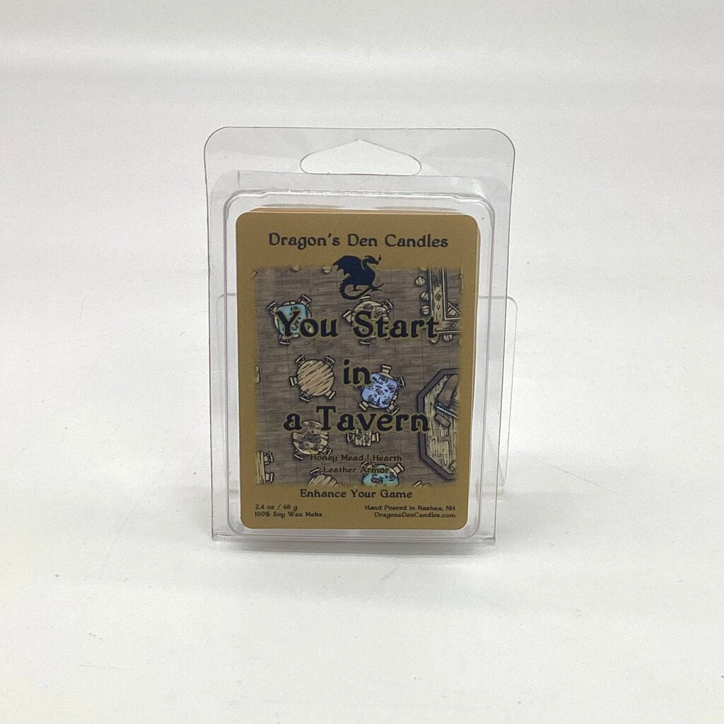 YOU START IN A TAVERN - Wax Melts - Dragon's Den Candles