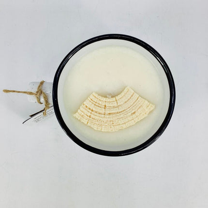 White Birch - Mug Candle (camper style mug) - 100% Soy Wax