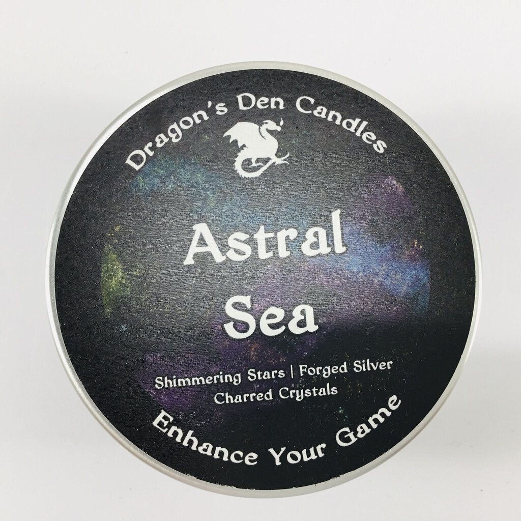 ASTRAL SEA - Tin - Dragon's Den Candles