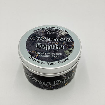 CAVERNOUS DEPTHS - Tin - Dragon's Den Candles