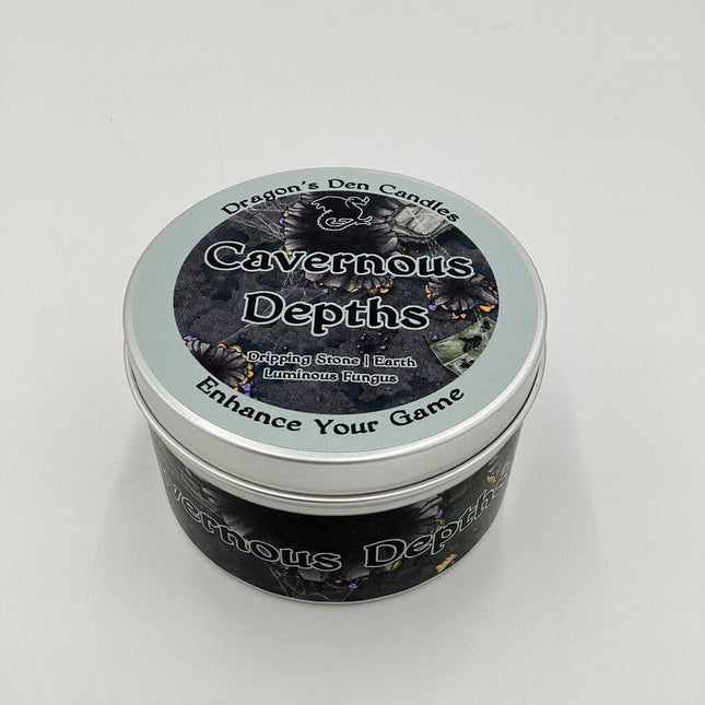 CAVERNOUS DEPTHS - Tin - Dragon's Den Candles