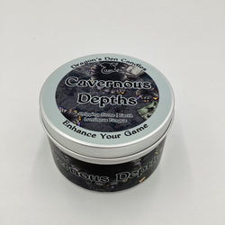 CAVERNOUS DEPTHS - Tin - Dragon's Den Candles - view 1