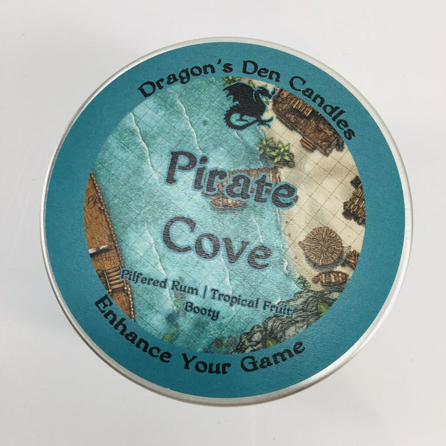 PIRATE COVE - Tin - Dragon's Den Candles