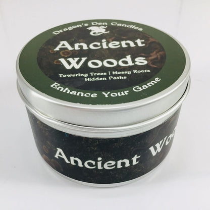 ANCIENT WOODS - Tin - Dragon's Den Candles