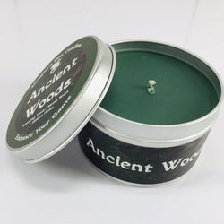 ANCIENT WOODS - Tin - Dragon's Den Candles - view 1