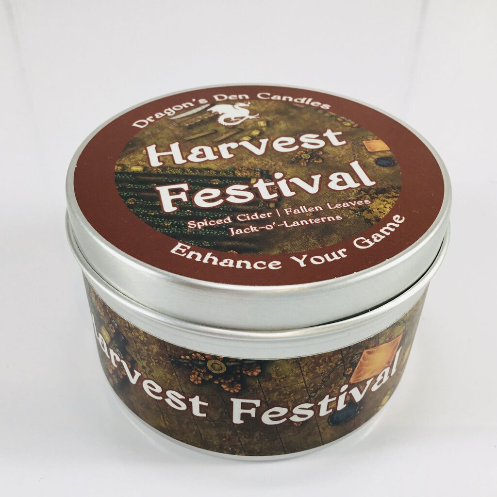 HARVEST FESTIVAL - Tin - Dragon's Den Candles