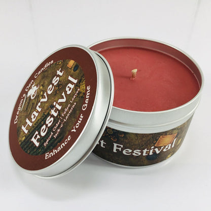 HARVEST FESTIVAL - Tin - Dragon's Den Candles