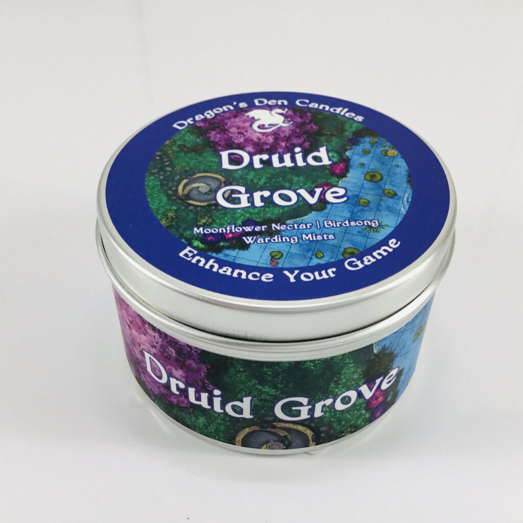 DRUID GROVE - Tin - Dragon's Den Candles