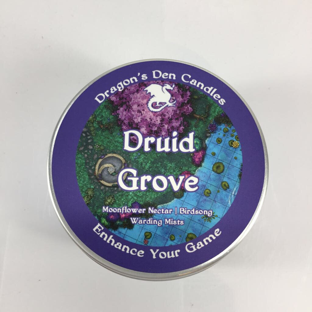 DRUID GROVE - Tin - Dragon's Den Candles