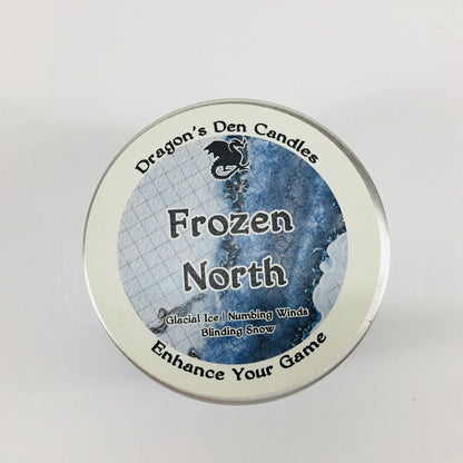 FROZEN NORTH - Tin - Dragon's Den Candles