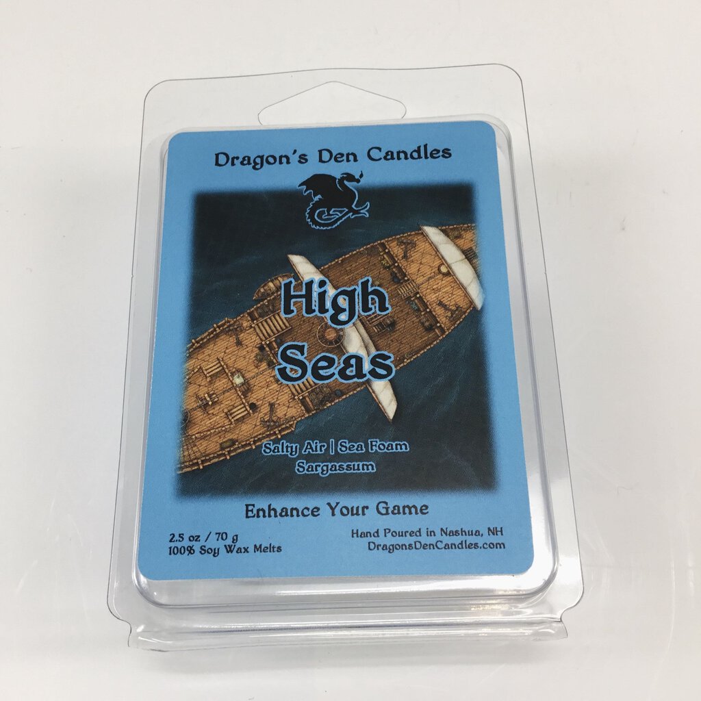 HIGH SEAS - Wax Melts - Dragon's Den Candles